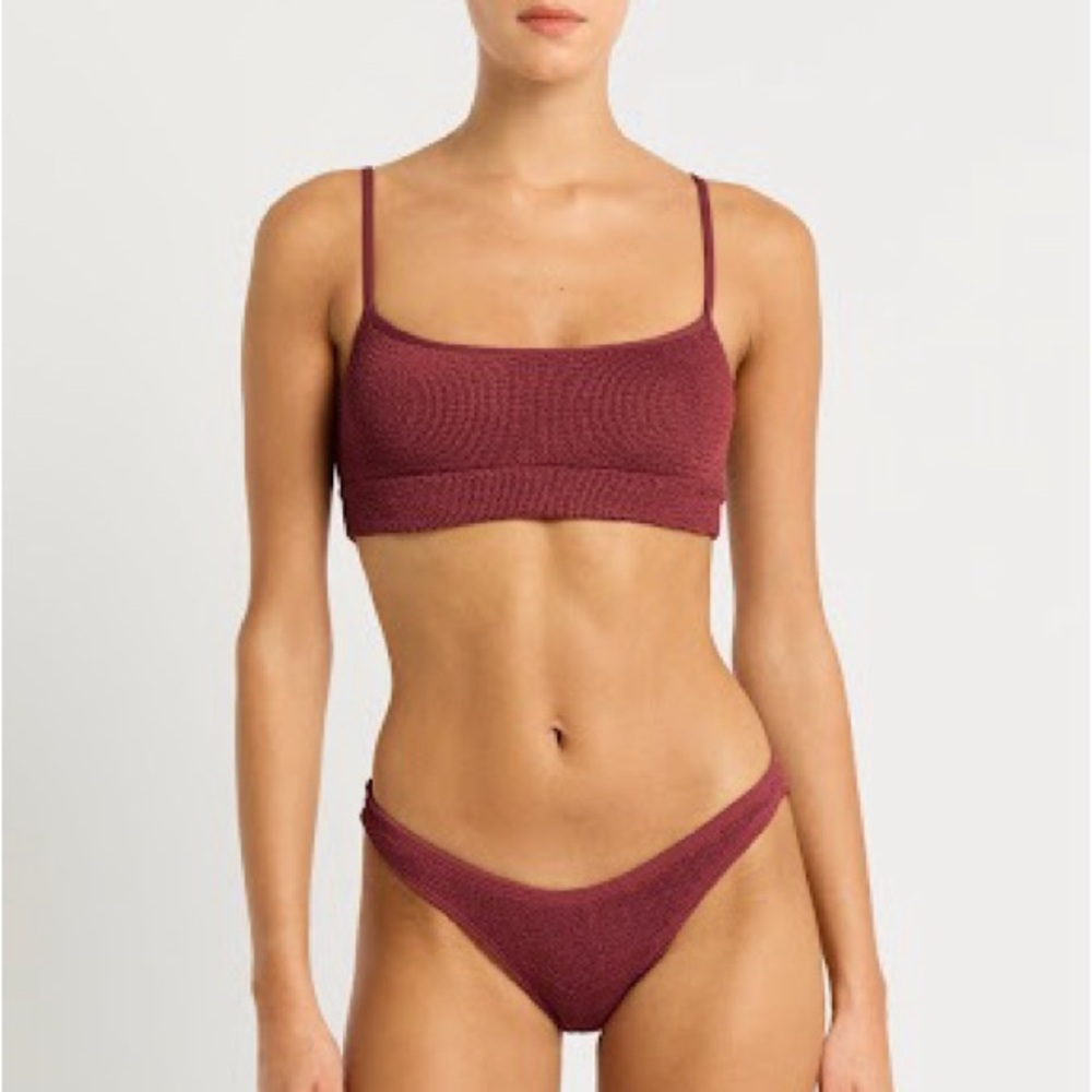 Bond-Eye Burgundy Bikini Set